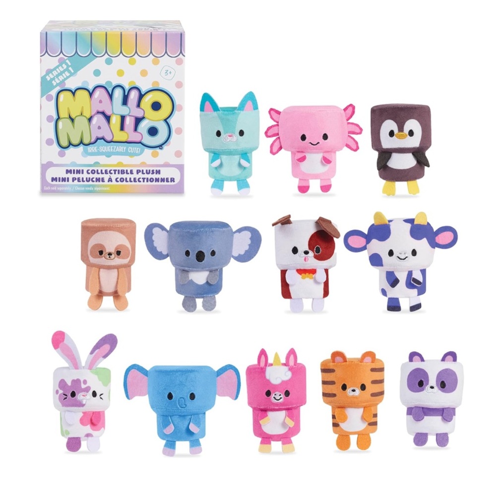 New 3” SERIES 1 MALLO MALLO Mystery Blind Box Plush by Just Play